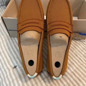 NWT Rothy’s Cognac Driving Loafers